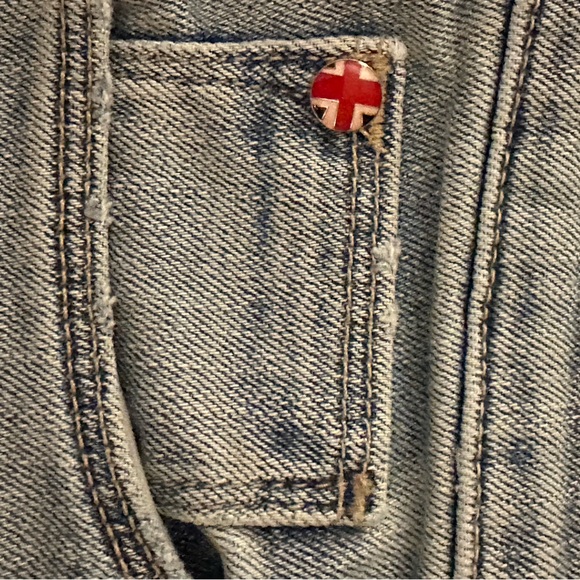 Hudson Natalie Light Wash Destroyed Boyfriend Jeans NWT SZ 27 - Picture 6 of 11